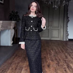 Fashionable  Chic Suit Set for Women Elegant Design Autumn/Winter Seasonal Wear