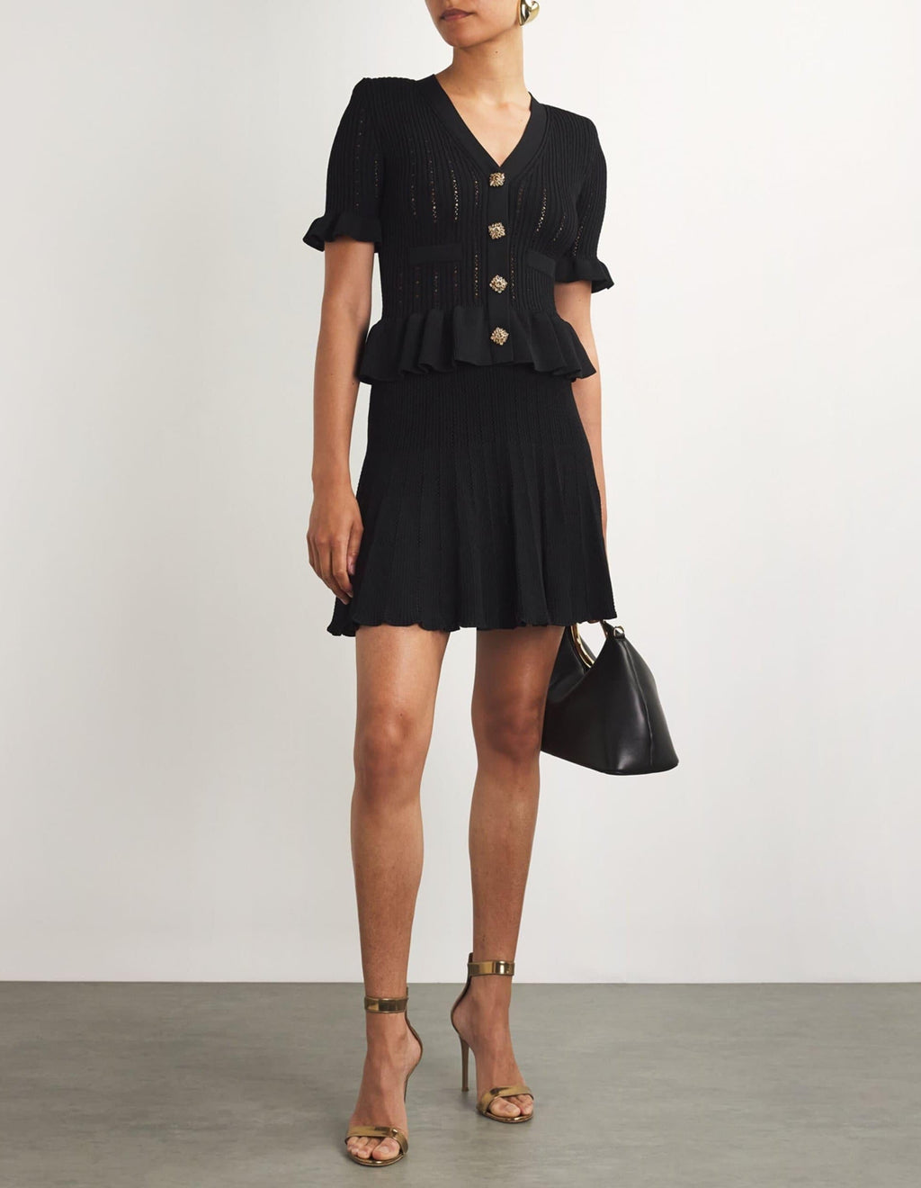 Ruffle Knit Set