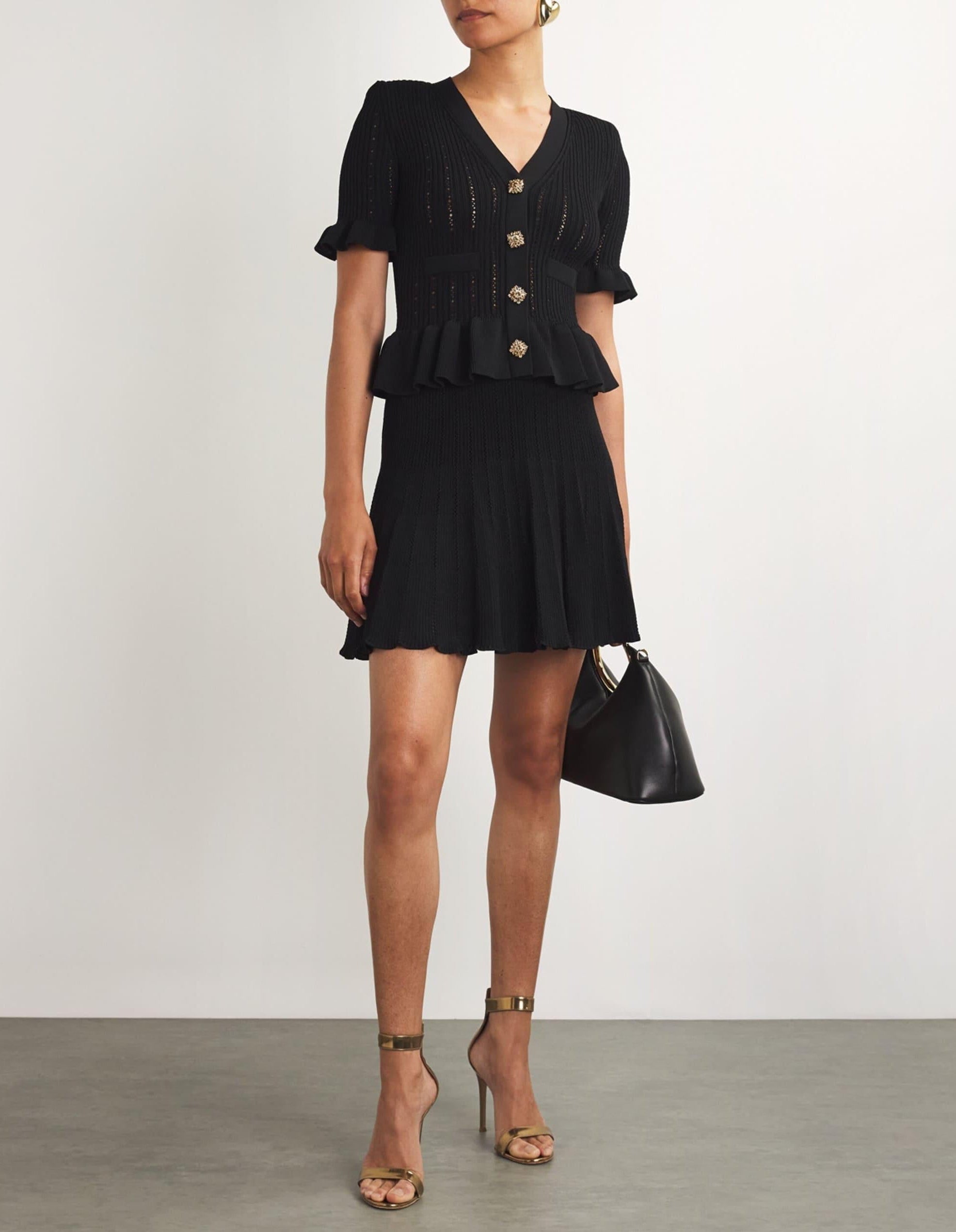 Ruffle Knit Set