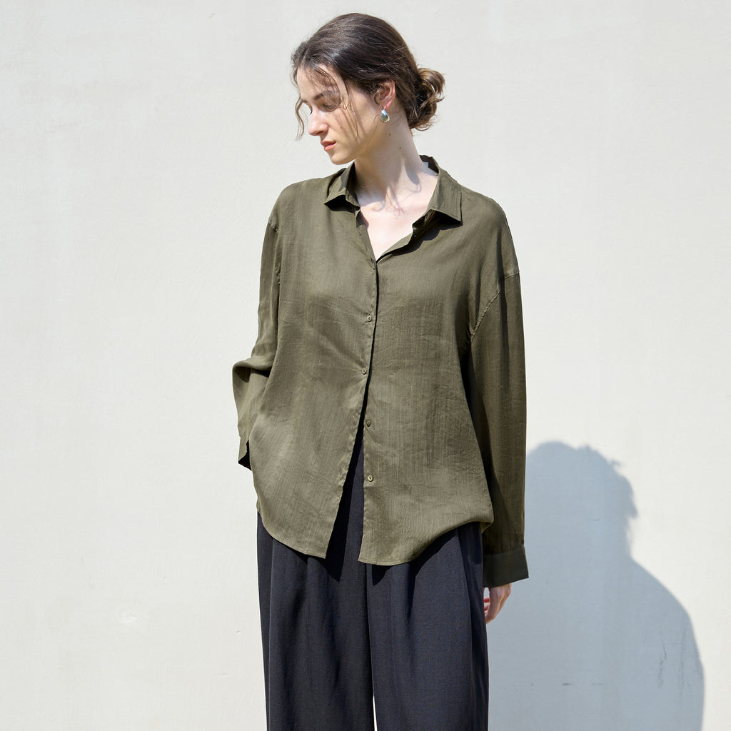VintageLinen Loose Blouse