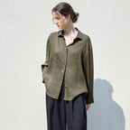 VintageLinen Loose Blouse