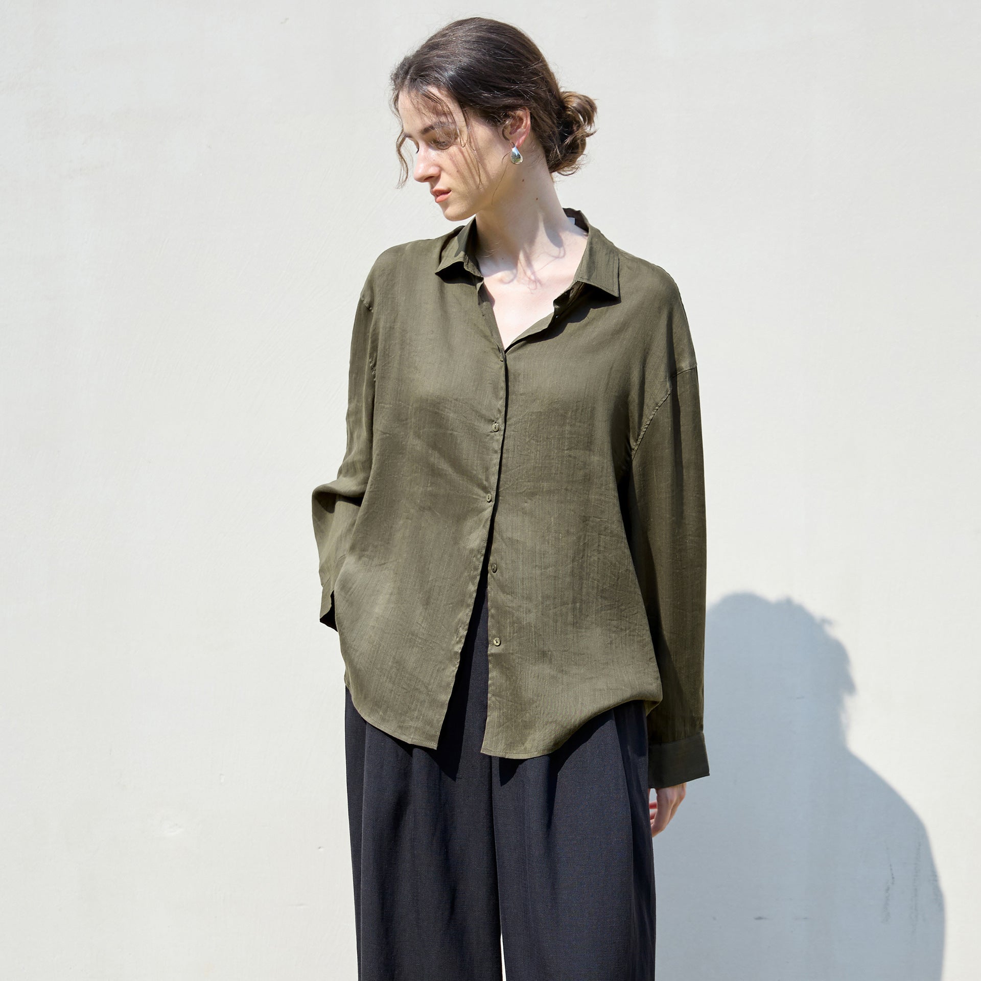 VintageLinen Loose Blouse