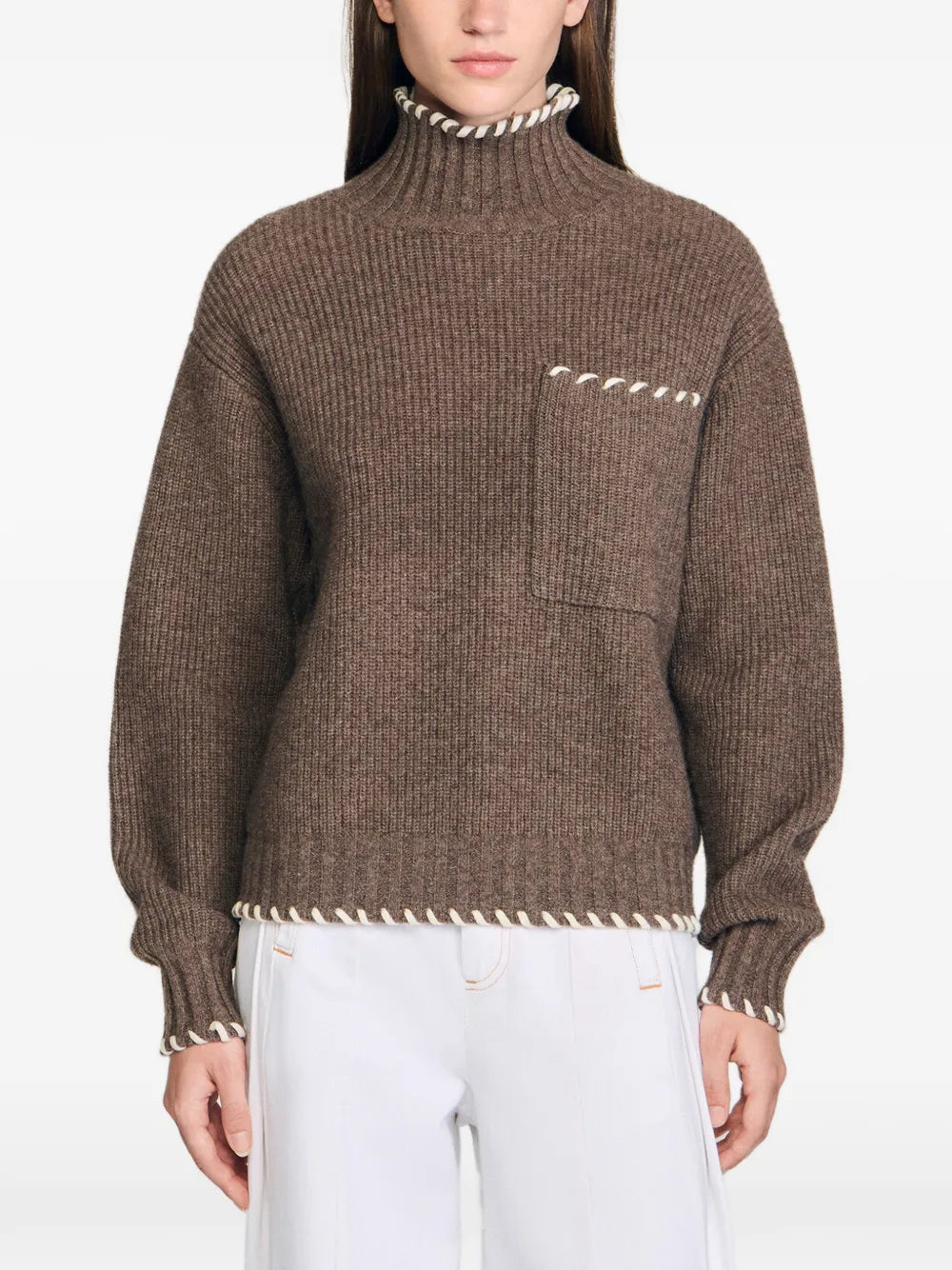 Wool High Neck sweater