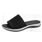 New Knitted Thick Sole 36-43 Large Flat Bottom Slippers for Women