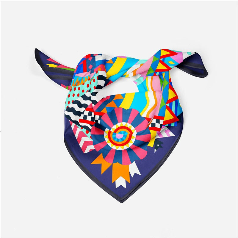 Hand-painted Junma scarf