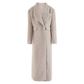 Street temperament, high-end woolen coat, women's winter new style, double breasted waist design, elongated jacket
