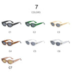 Fashion Vintage Cat Eye Sunglasses Women Men Luxury Brand Designer Popular Travel Small Frame Sun Glasses Sexy Ladies UV400