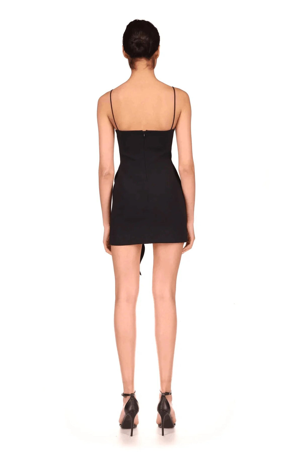 New Designer Black Color Women Rayon Bandage Sexy Bodycon Mini Dress Nightclub Party Celebrate Outfit Vestido