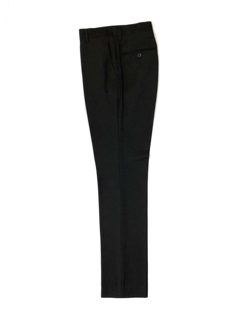 Black 1-button Regular Fit Suit