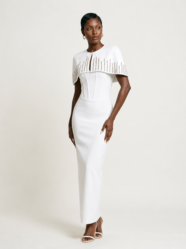Onyx Crystal Bandage Gown
