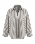 Stripped Loose Blouse