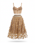 Radiant Meshed Polka Dot Two-Piece Set-3