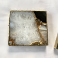 Brown-White Composite Agate - Set of 4 Large Square Coasters | Personalised Momentos