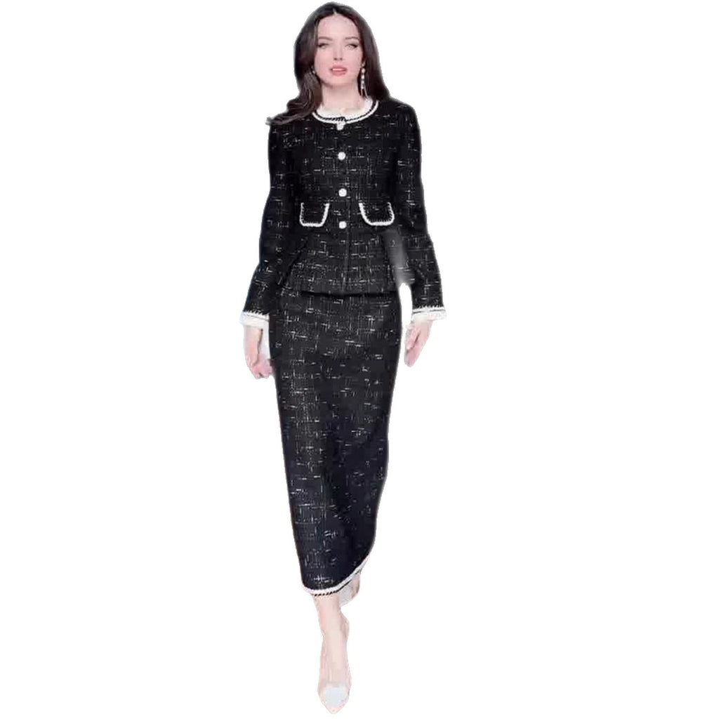 Fashionable  Chic Suit Set for Women Elegant Design Autumn/Winter Seasonal Wear