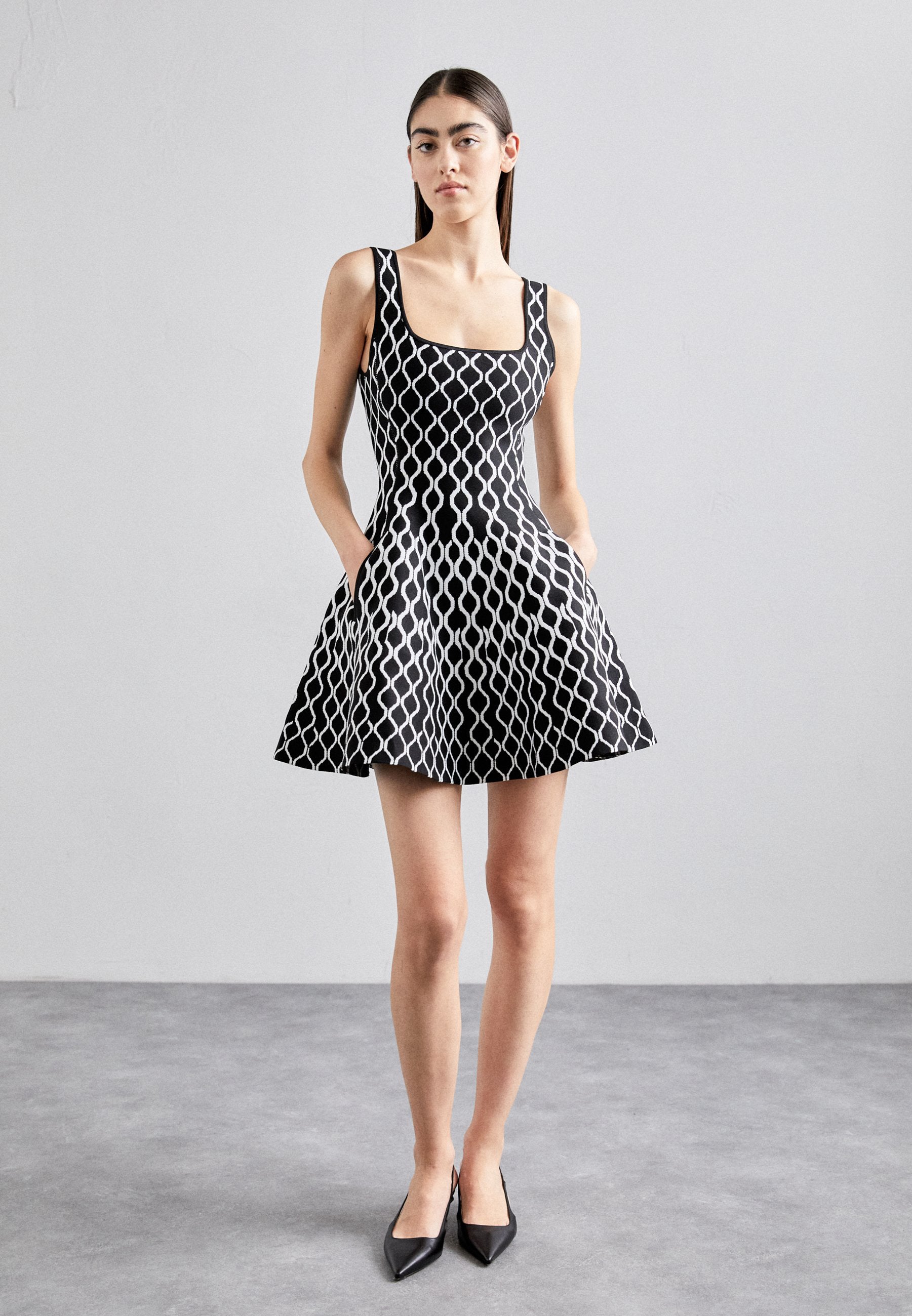 Ice silk dress