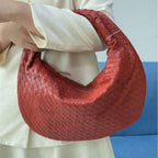 Large size women's woven bag large capacity hand-held armpit bag women's bag