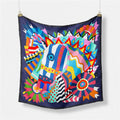 Hand-painted Junma scarf