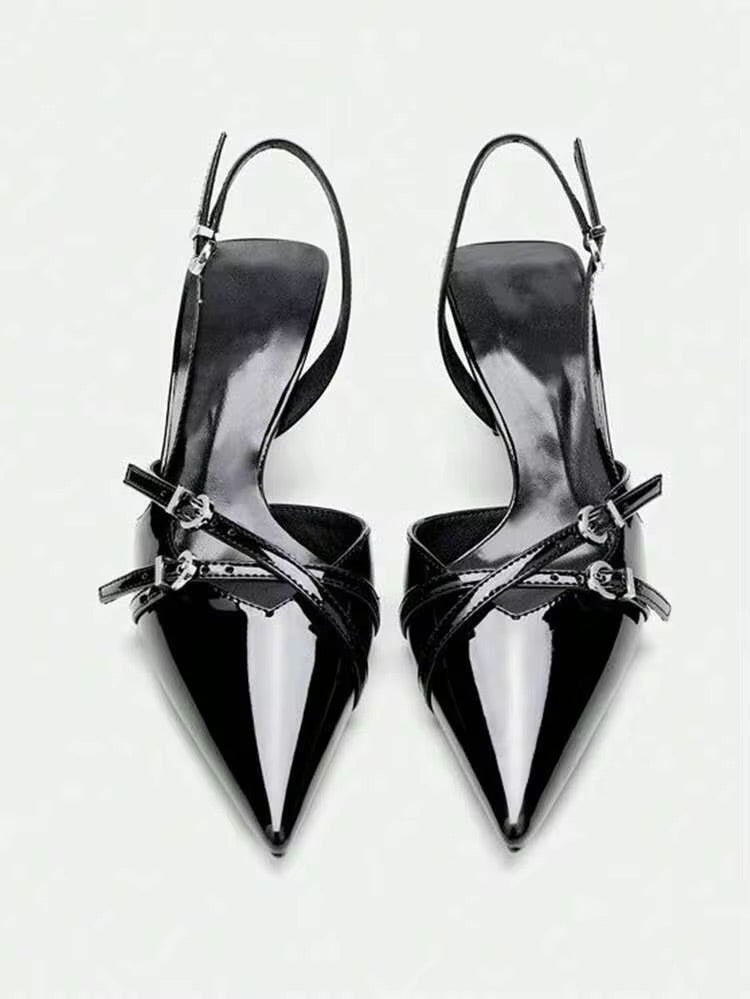Point Toe Slingback Pumps