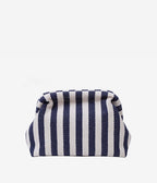 Upcycle striped pouch