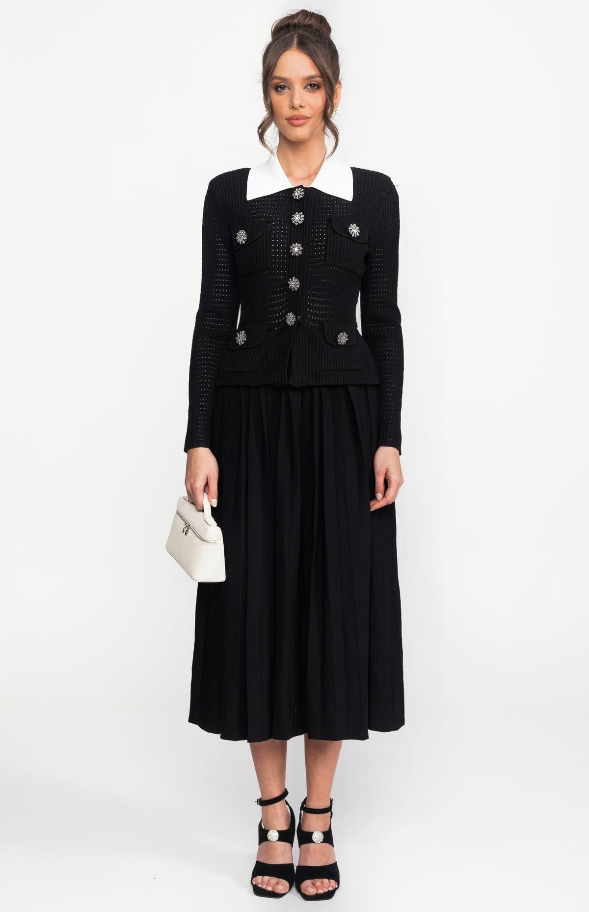 Crystal Tweed Dress