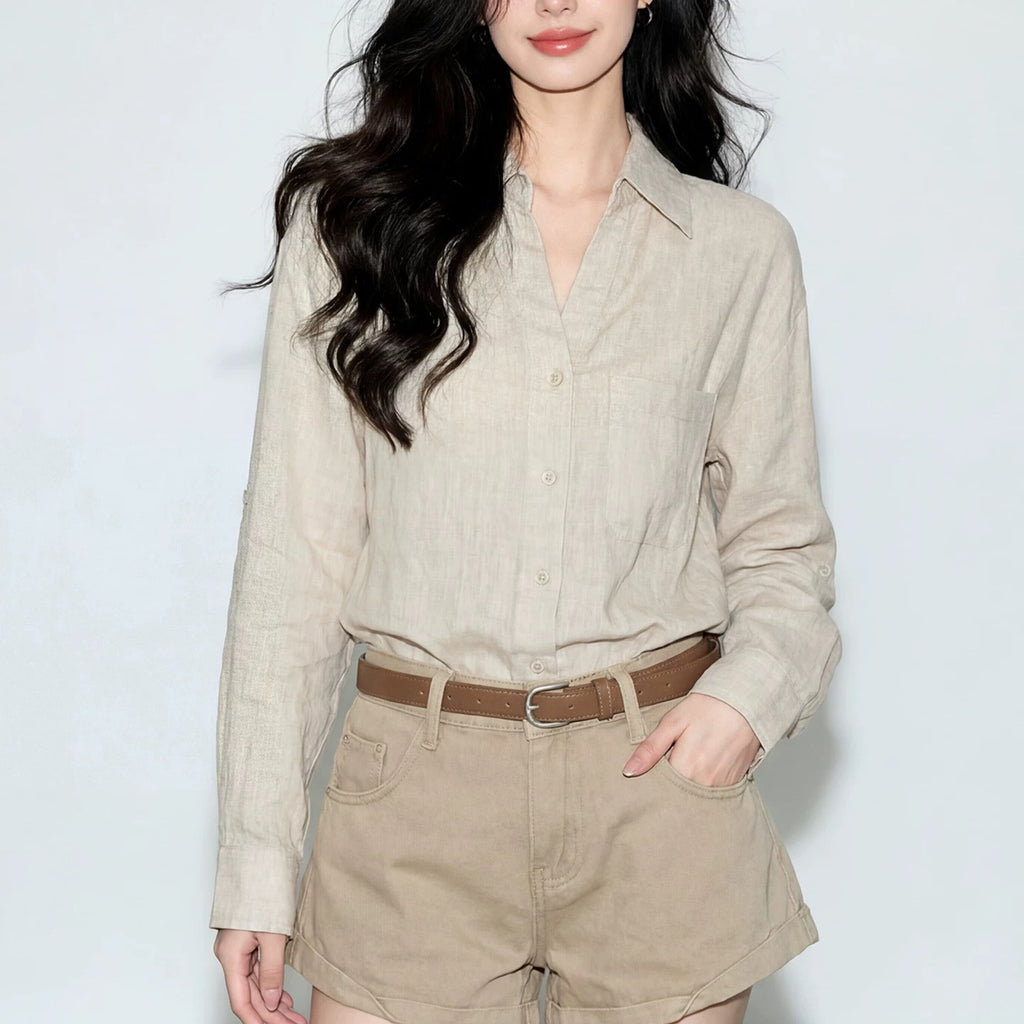 Casual Shirt Early Spring  Relaxed Fit Loose and Comfortable Top