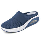 Women's Sandals - European and American Style Open-Toe Large Size Chunky Heel Half Slippers