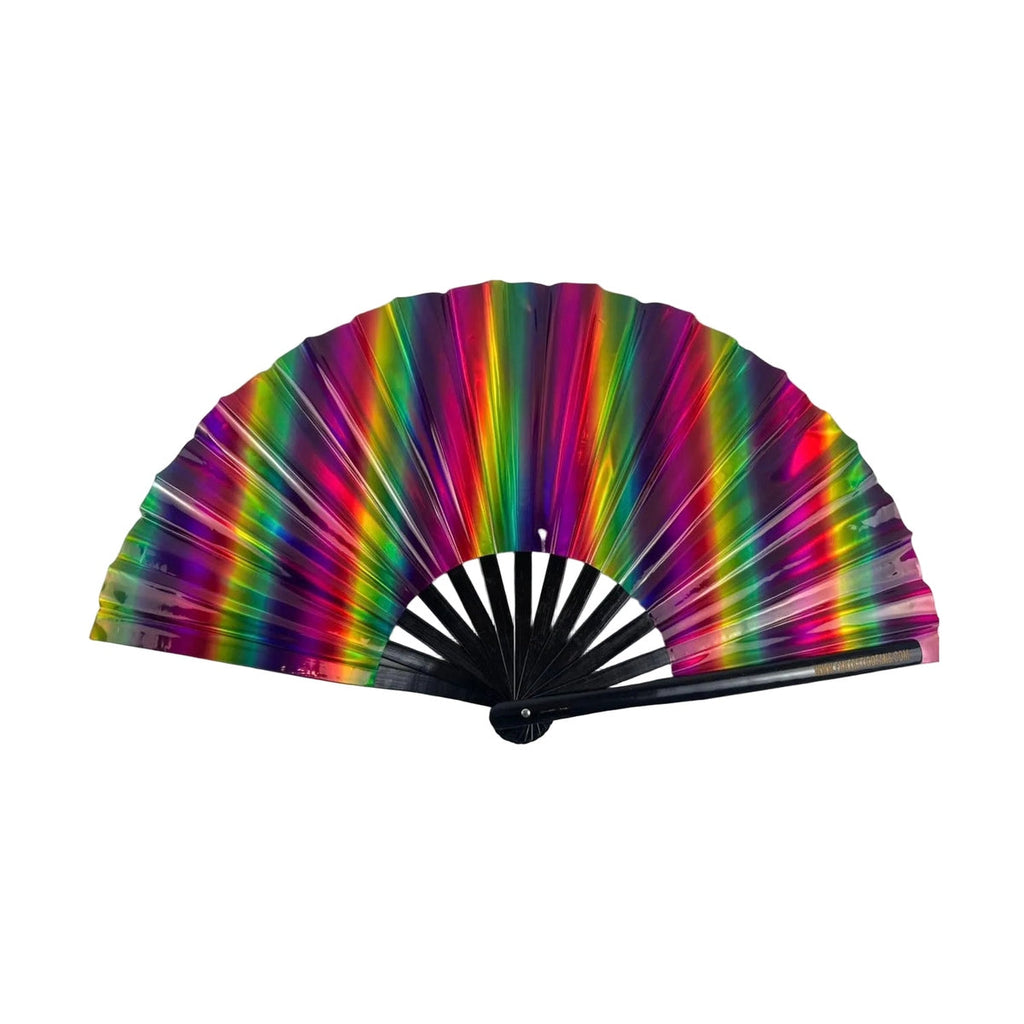 Holographic Rainbow XL Fan -