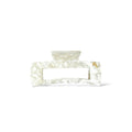 Ecofriendly Acetate Large Claw - White