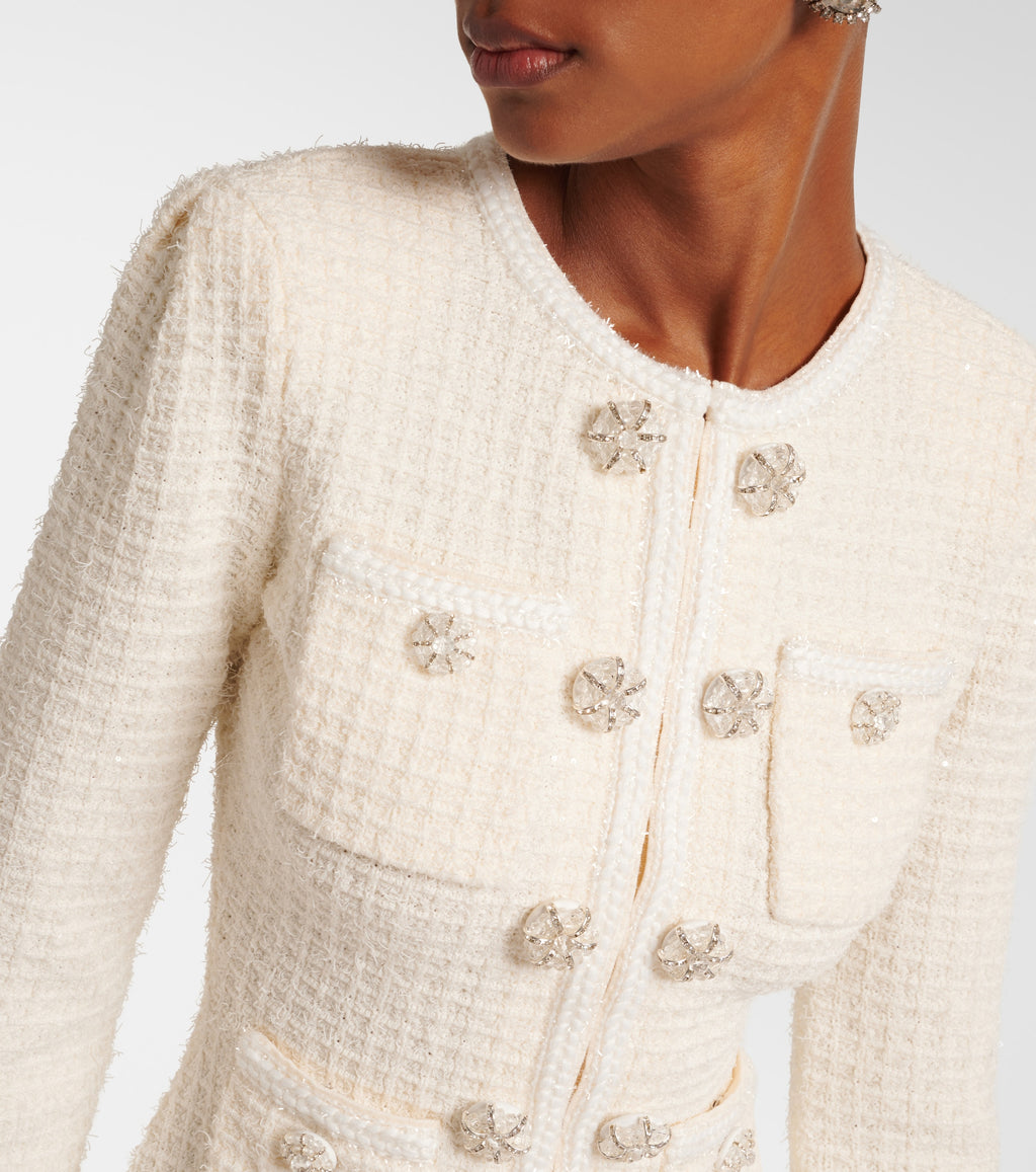Buttoned ruffle dress