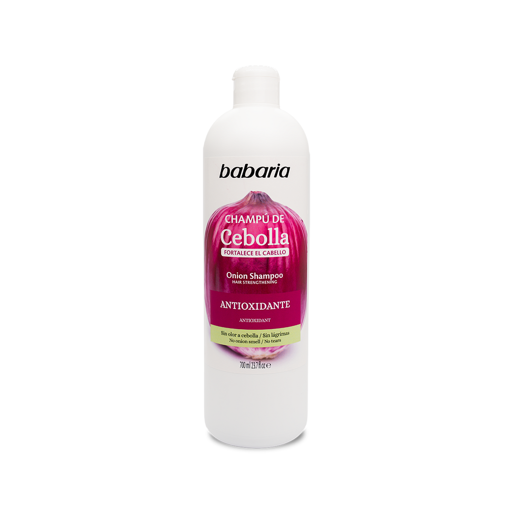 Babaria - Shampooing à l’Extrait d’Oignon Antioxydant