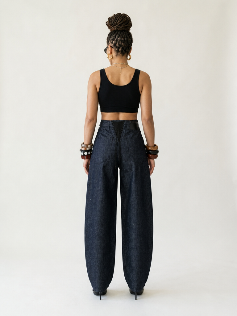 Boundless Dark Wash Wide-Leg Jeans