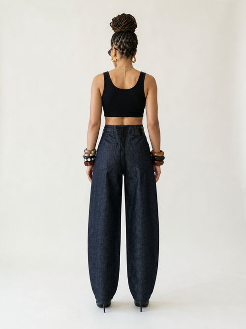 Boundless Dark Wash Wide-Leg Jeans-1