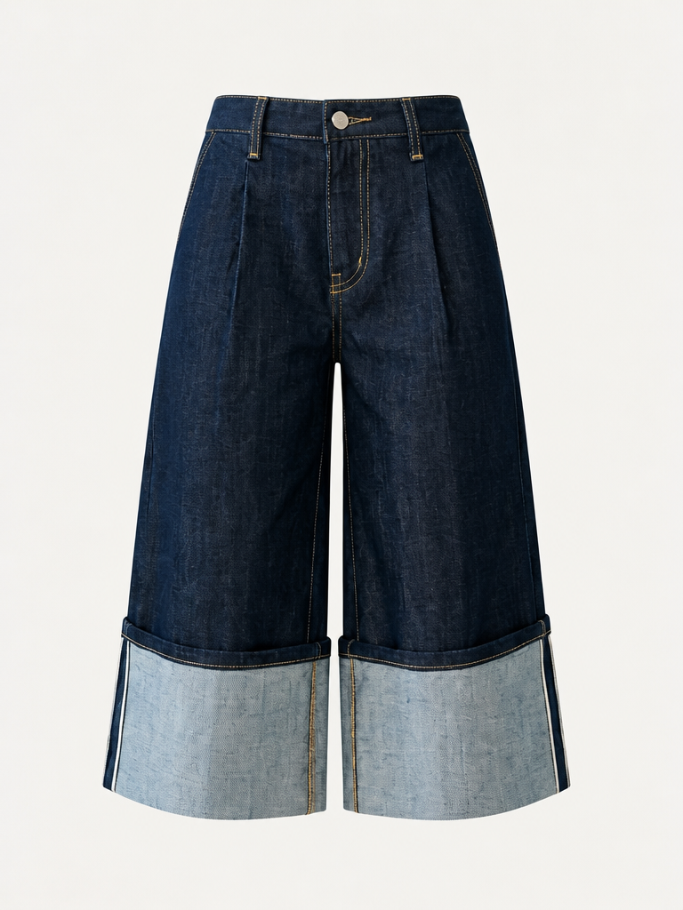 Unstoppable Cropped Wide-Leg Jeans