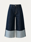 Unstoppable Cropped Wide-Leg Jeans