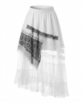 Sovereign Plaid Patchwork Maxi Skirt-1