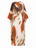 Free Spirit Printed Ruffle Kaftan