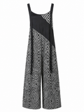 Unique Geometric Loose Jumpsuit