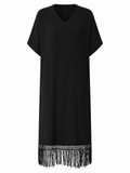 Limitless Tassel Loose Maxi Dress