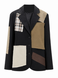 Audacious Patchwork Loose Blazer