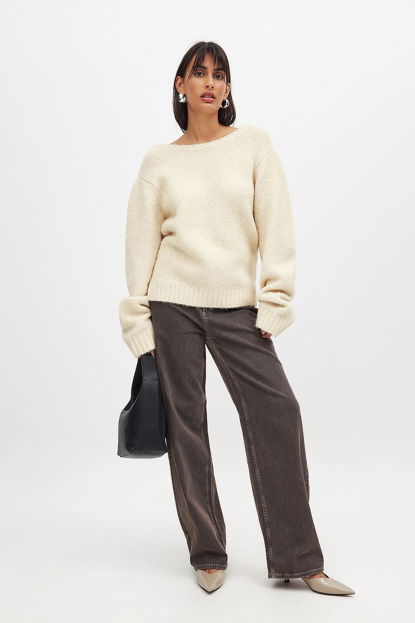 V-Cross Soft Sweater