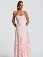 Lace halter dress