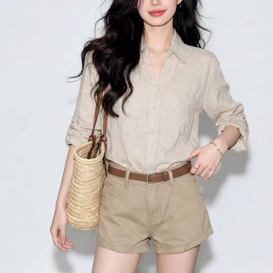 Casual Shirt Early Spring  Relaxed Fit Loose and Comfortable Top
