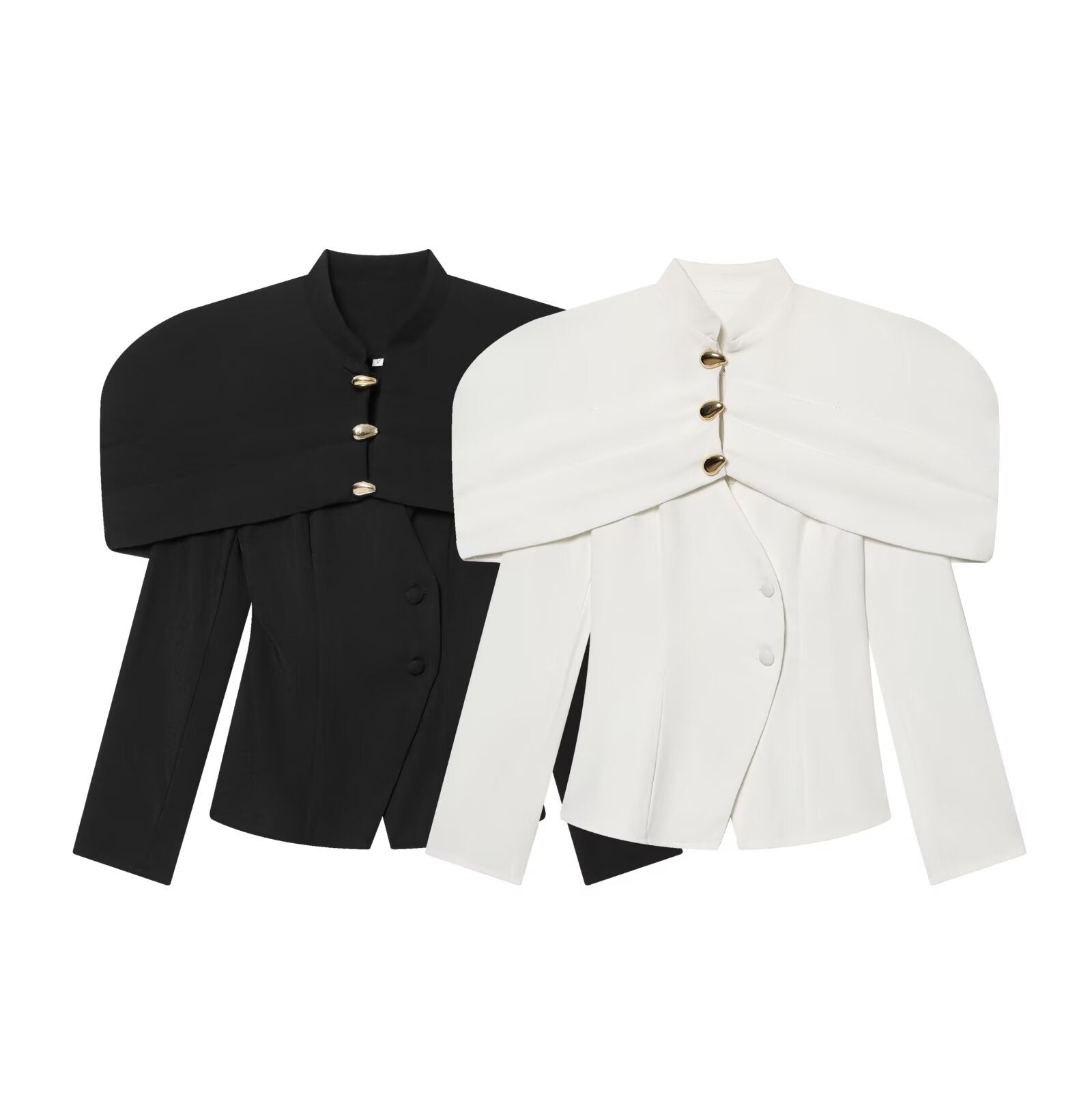 Light luxury slim fit waist cinching suit jacket
