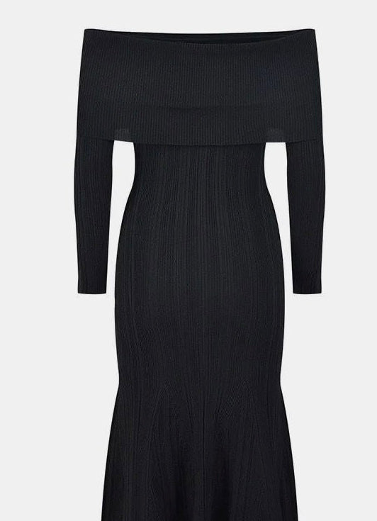 Ruffles Knitted Dress