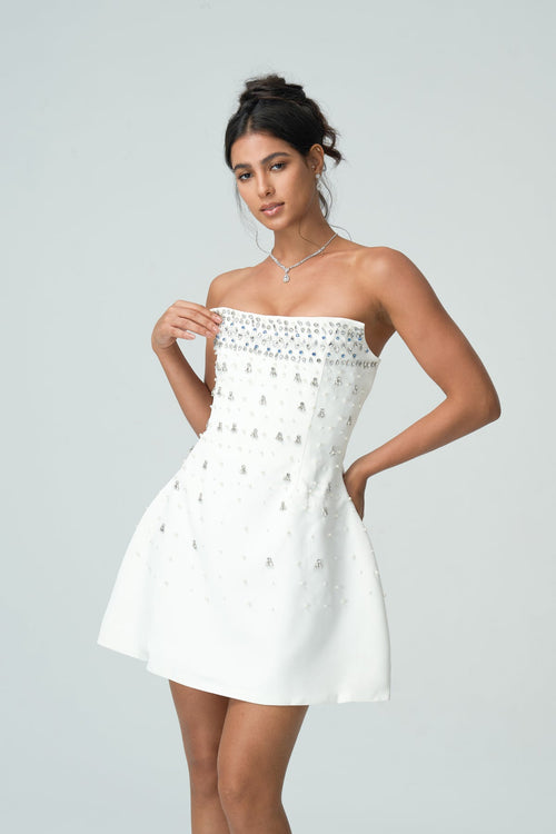 Beaded rhinestone Dress