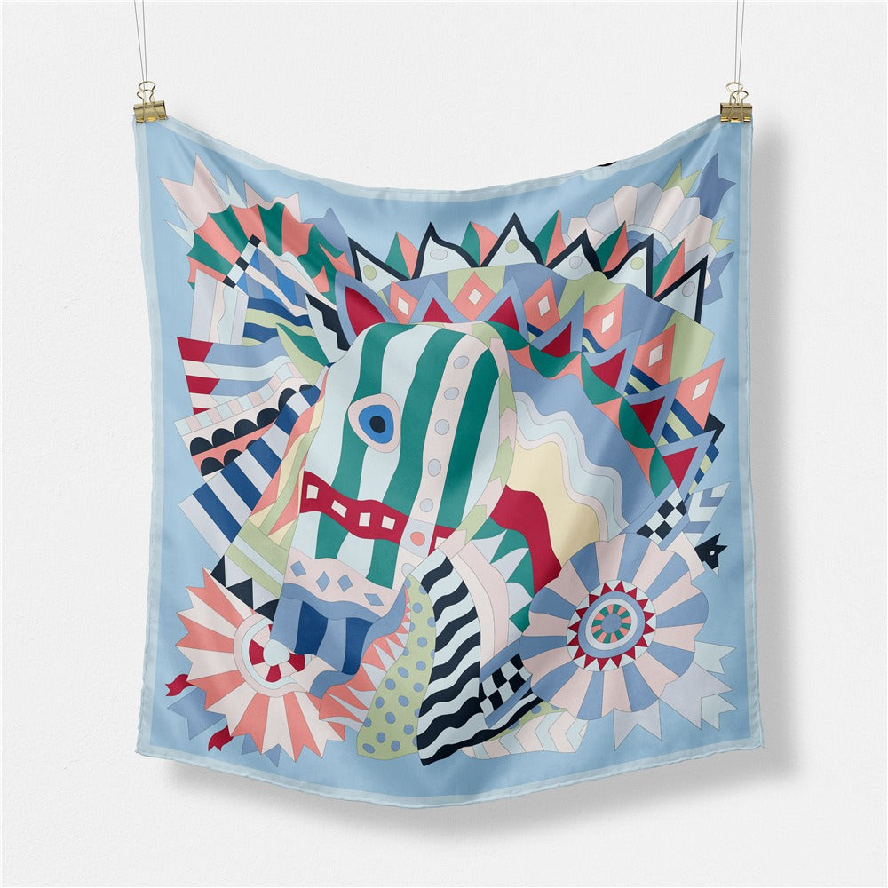 Hand-painted Junma scarf