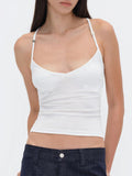 Women's Strapless Inner Vest Slim Fit Elastic Bodycon Tank Top with Soft Fabric, Back Coverage and Underbust Design