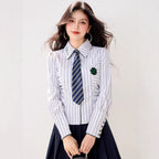 Academic Fit Shirt for Women, Spring New Design, Unique Inner Layer Blouse, Basic Top