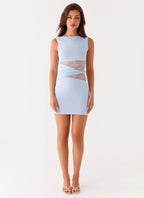 Twist Mesh Bodycon Dress