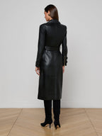 Belted Long Trench